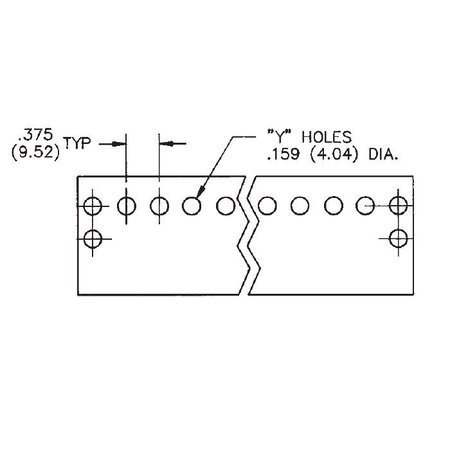 CONNECTIVITY SOLUTIONS Barrier Strip Terminal Block, 15A, 2 Row(S), 1 Deck(S) MS-15-140-Y